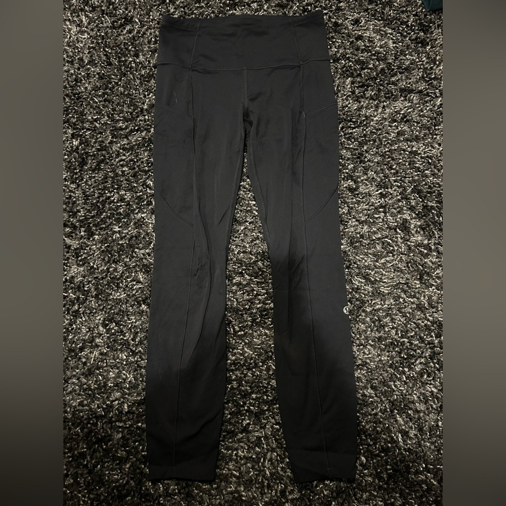 Black Lululemon Leggings with Pockets(4)
